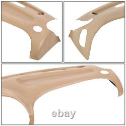 For 1998-2002 Ram Truck 1500 2500 3500 Beige Abs Dash Board Cap Cover Overlay