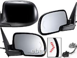 For 2003-2007 GM Pickup Truck Mirror Power Folding Signal Memory Right Left Pair