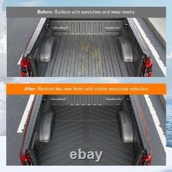 For 2015-2025 Ford F150 5.5FT Truck Bed Rail Caps Truck Bed Mat Tailgate Mat