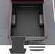 For 2019-2026 Chevy Silverado 1500 Bed Mat Truck Bed Rail Caps Tailgate Mat