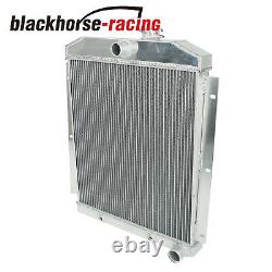 For 47-54 Chevy Truck Suburban L6 Full Aluminum 3-Row Racing Cooling Radiator