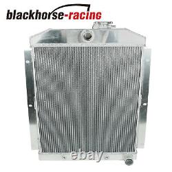 For 47-54 Chevy Truck Suburban L6 Full Aluminum 3-Row Racing Cooling Radiator