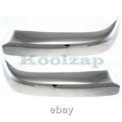 For 98-00 Tacoma Truck Front Bumper Extension End Cap Chrome Left Right PAIR SET