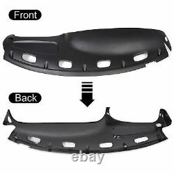 For 98-02 Dodge Ram Truck 1500 2500 3500 Dashboard Cap Bezel Cover Overlay Black