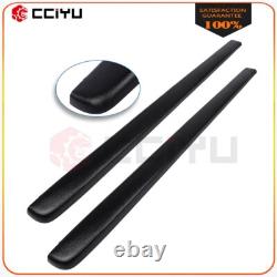 For 99-06 Chevy Silverado Sierra 6'6 Bed Black Truck Rail Caps Cover Molding