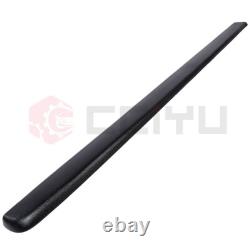 For 99-06 Chevy Silverado Sierra 6'6 Bed Black Truck Rail Caps Cover Molding