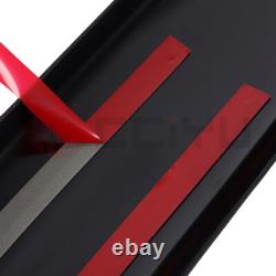 For 99-06 Chevy Silverado Sierra 6'6 Bed Black Truck Rail Caps Cover Molding