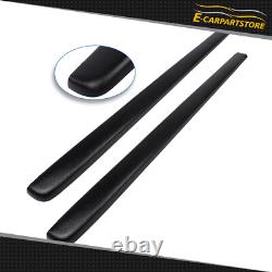 For Chevy Silverado Sierra 99-06 6'6 Bed Truck Rail Caps Cover Molding Black