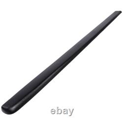 For Chevy Silverado Sierra 99-06 6'6 Bed Truck Rail Caps Cover Molding Black