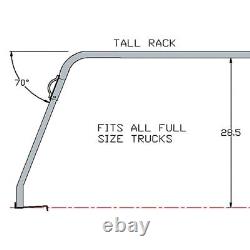 For Ram 1500 Classic 2019-2024 U. S. RACK 84510211 Truck Cap Universal Rack