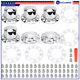 For Semi Truck Hub Cover Wheel Axle Cover Center Caps With 33mm Lug Nut Covers New