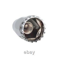 For Semi Truck Hub Cover Wheel Axle Cover Center Caps with 33mm Lug Nut Covers New