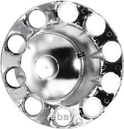 Front and Rear ABS Axle Cover Hubcap 33mm Lug Nut Covers for Semi Trucks