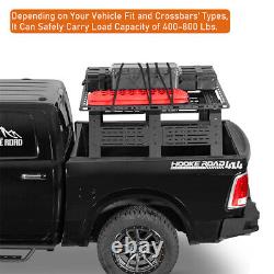 Full-Size Truck Cap Rack Platform Rack Truck Bed Cargo Carrier for F-150 Ram GMC