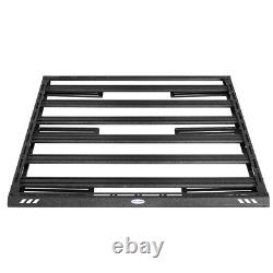 Full-Size Truck Cap Rack Platform Rack Truck Bed Cargo Carrier for F-150 Ram GMC