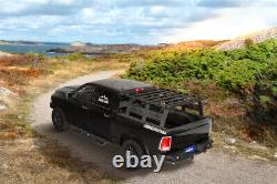 Full-Size Truck Cap Rack Platform Rack Truck Bed Cargo Carrier for F-150 Ram GMC