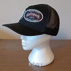 Godspeed New York Premium Goods Trucking Company GS Black Dual Patch Trucker Hat