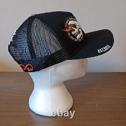 Godspeed New York Premium Goods Trucking Company GS Black Dual Patch Trucker Hat