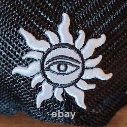 Godspeed New York Premium Goods Trucking Company GS Black Dual Patch Trucker Hat