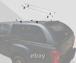 Gray Ladder Roof Rack System For Pickup Truck Cap High Raise Toppers 51 2PCS