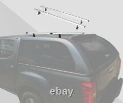 Gray Ladder Roof Rack System For Pickup Truck Cap High Raise Toppers 62 2PCS
