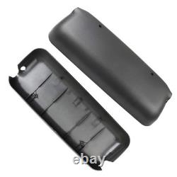 Grey Textured Pair Truck Mirror Caps for 2005-2017 Freightliner Century Columbia