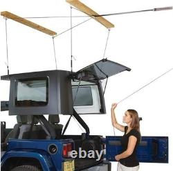 HARKEN Truck Cap Garage Hoist System 200lb Capacity 4-Point Lift, 10ft Ceiling