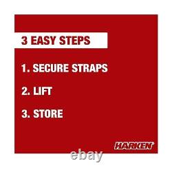HARKEN Truck Cap Overhead Garage Storage Hoist, Self-Leveling, Safe Anti-Dr