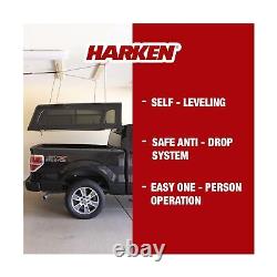 HARKEN Truck Cap Overhead Garage Storage Hoist, Self-Leveling, Safe Anti-Dr