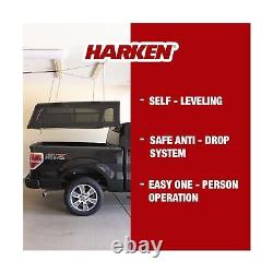 HARKEN Truck Cap Overhead Garage Storage Hoist, Self-Leveling, Safe Anti-Dr