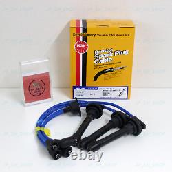 HONDA ACTY TRUCK HA1 HA2 HA3 HA4 Distributor Cap & Rotor Spark Plug Cable JDM