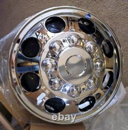 HWT Dually Truck Set 2-Front 2-Rear Rims & Caps