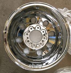 HWT Dually Truck Set 2-Front 2-Rear Rims & Caps