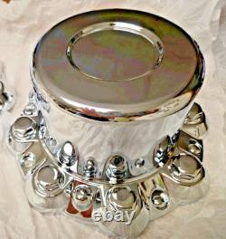 HWT Dually Truck Set 2-Front 2-Rear Rims & Caps