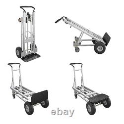 Hand Truck 4-In-1 Convertible Aluminum Dolly Cart 800-1000Lb. Load Cap New