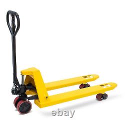Heavy Duty 4400 lbs Cap 48L x 21W Pallet Jack Truck Manual with Wheels Hand