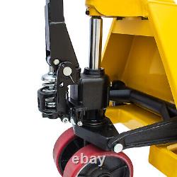 Heavy Duty 4400 lbs Cap 48L x 21W Pallet Jack Truck Manual with Wheels Hand