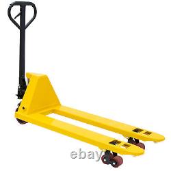 Heavy Duty 4400 lbs Cap 48L x 21W Pallet Jack Truck Manual with Wheels Hand