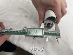 Heavy Duty 63 Truck Cap Topper Rack Aluminum Ladder Roof Rack 2 Crossbars White