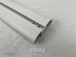 Heavy Duty 63 Truck Cap Topper Rack Aluminum Ladder Roof Rack 2 Crossbars White