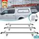 Heavy Duty 63 Truck Cap Topper Rack Aluminum Ladder Roof Rack 3 Crossbars White