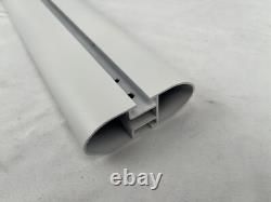 Heavy Duty 63 Truck Cap Topper Rack Aluminum Ladder Roof Rack 3 Crossbars White