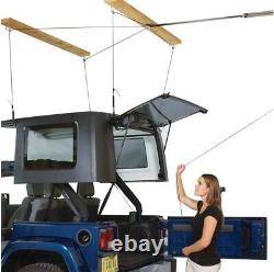 - Heavy Truck Cap Hardtop Overhead Garage Storage Hoist for Trucks, Jeep Wran