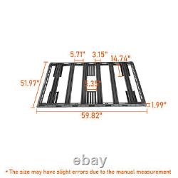 Hooke Road Mid-Size Truck Universal Cap Platform Rack Truck Bed Cargo Carrier