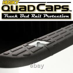 Husky 97131 Quad Caps Bed Rail Protectors GMC Sierra 5'8'' Truck Bed 2007-2013