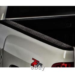 Husky Quadcaps Blk Truck Bed Rail Caps for Sierra 1500 2500HD 3500HD with 78 Beds