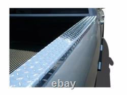 ICI SPBR01TB Treadbright Aluminum Truck Bed Rail Cap with Holes SPBR01TB
