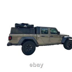 Jeep Gladiator Low-Profile Aluminum Mini Truck Cap Canopy No-Drill Install