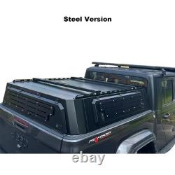 Jeep Gladiator Low Profile Aluminum Truck Cap Topper with Cross Bars