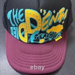 KAPITAL THE DENIM Truck Cap Adjustable Black x Red Men One Size New Unused Japan